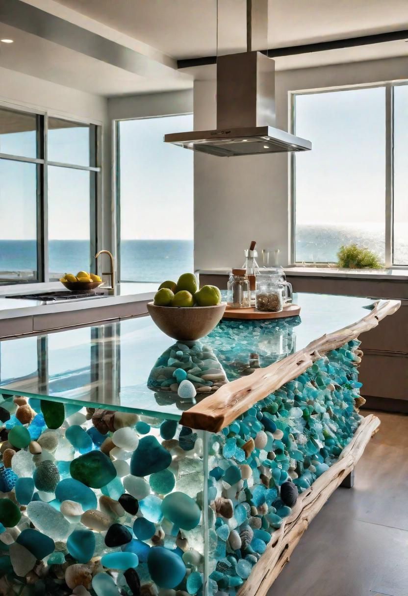 8. Coastal-Themed Kitchen Island Design-2