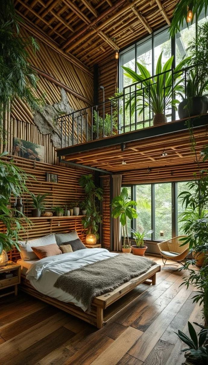 20 Gorgeous Loft Bedroom Ideas To Copy 62 19. Sustainable Loft Design Ideas-0
