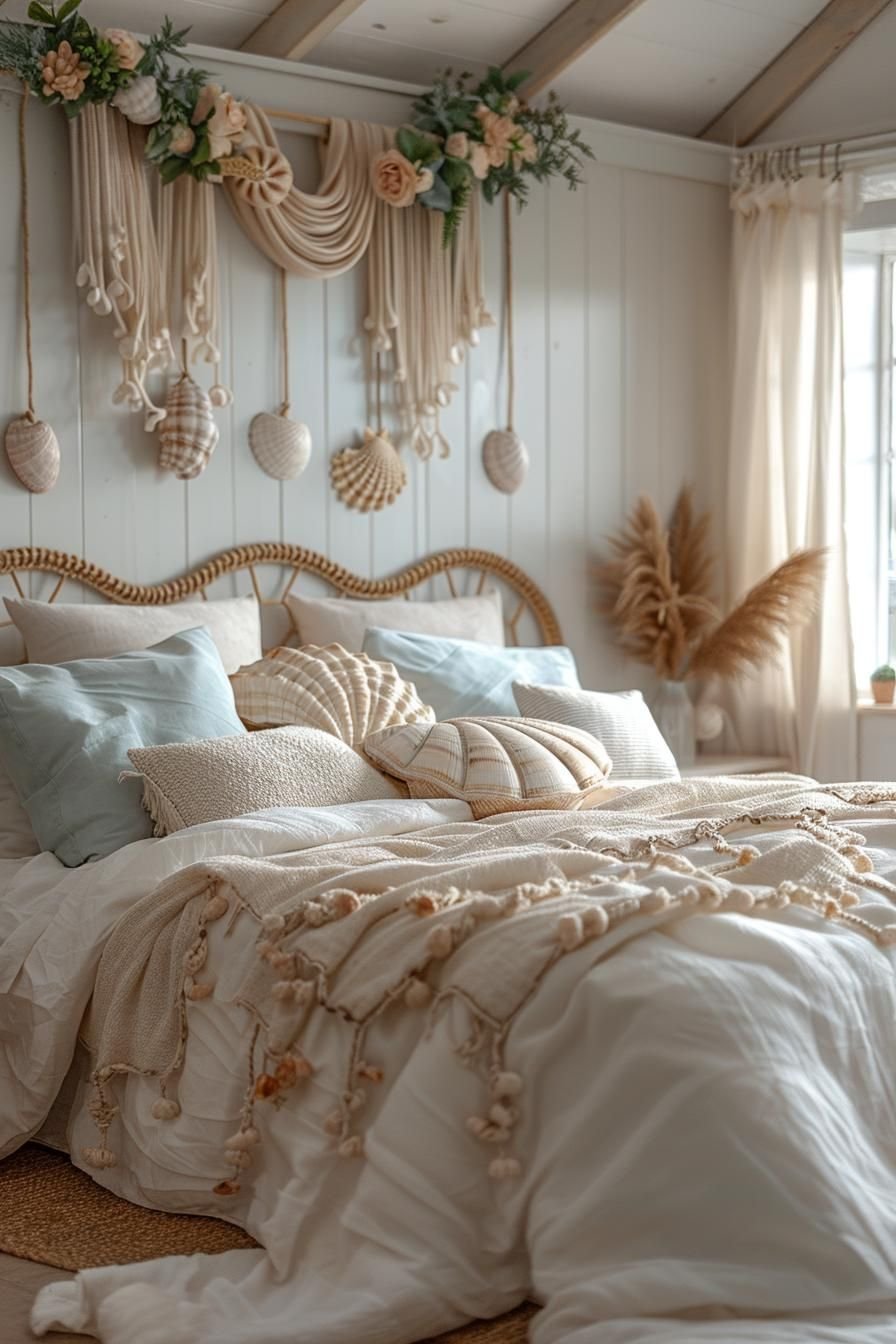 2. Seaside Macrame Headboard Inspiration-0