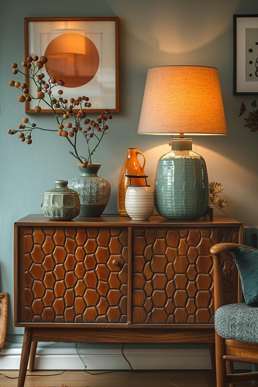 15 Best Moody Mid Century Modern Living Room Ideas 27 8. Vintage Chic Decor Ideas-1