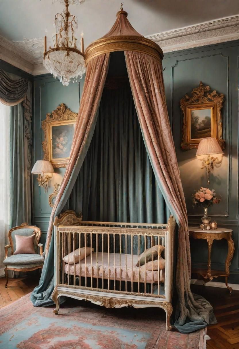 61 Dreamy Nursery Room Inspirations: From Cozy Corners to Whimsical Themes 82 59. Velvet Vestibule Decor Ideas-0