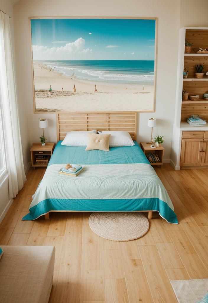 22. Beachy Teen Boy Bedroom Ideas-1