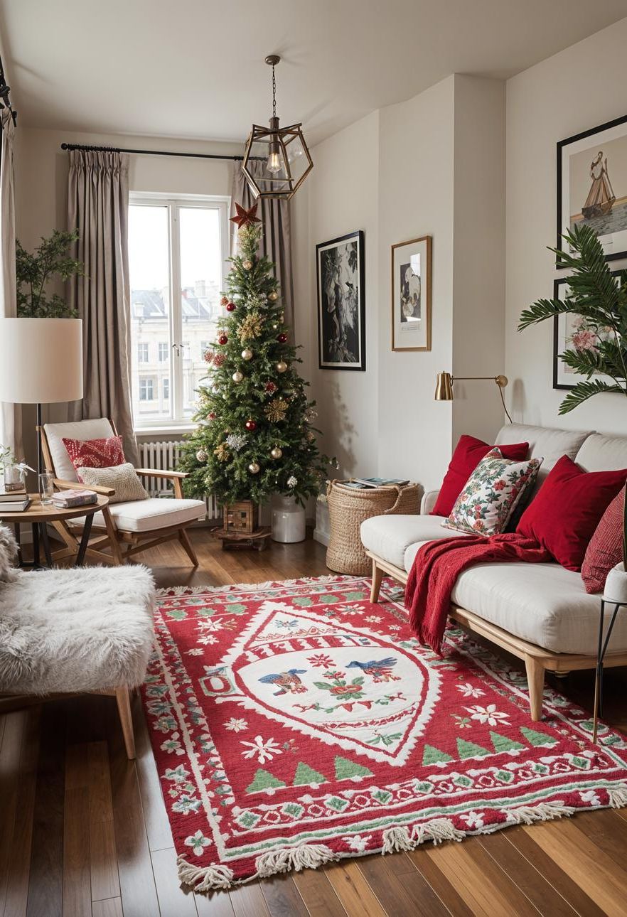 18. Festive Holiday Throw Rug Ideas-0
