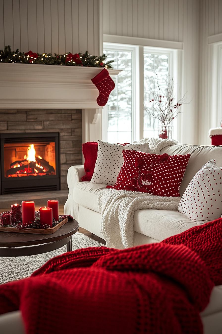 17. Festive Polka Dot Pillow Collection-2