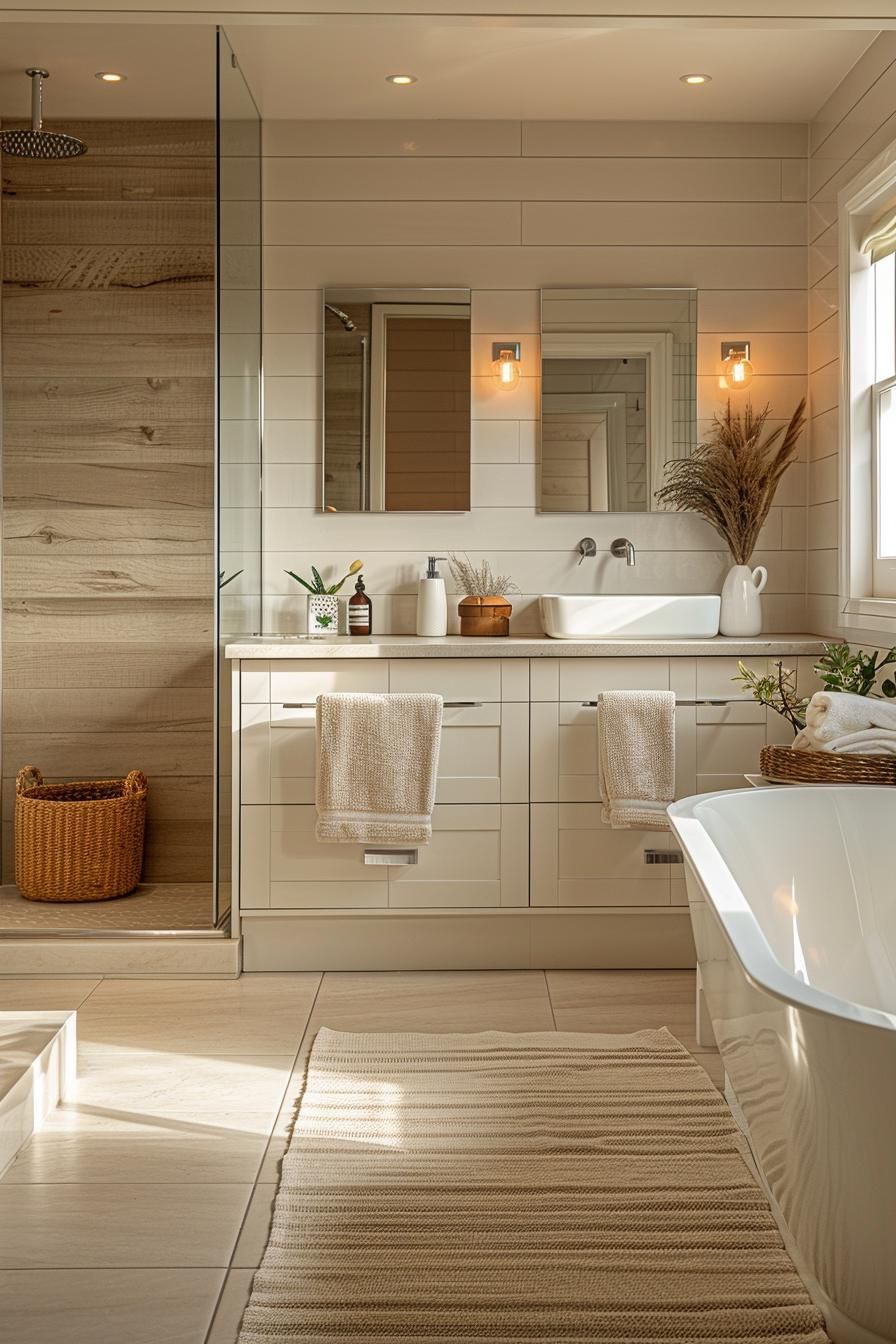 19. Beachy Bathroom Tile Inspiration-1