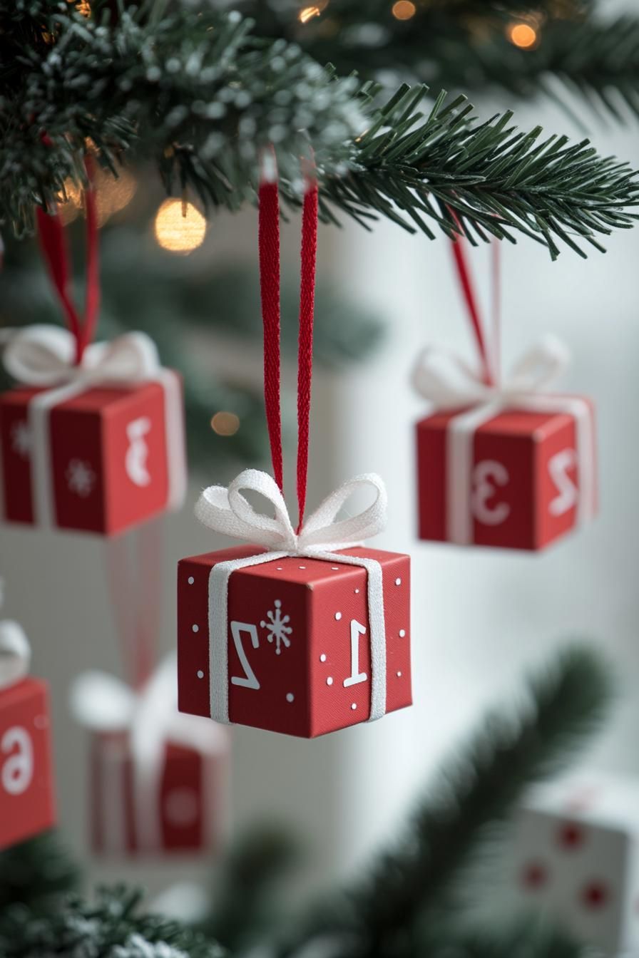 8. Festive Red & White Advent Calendars-1