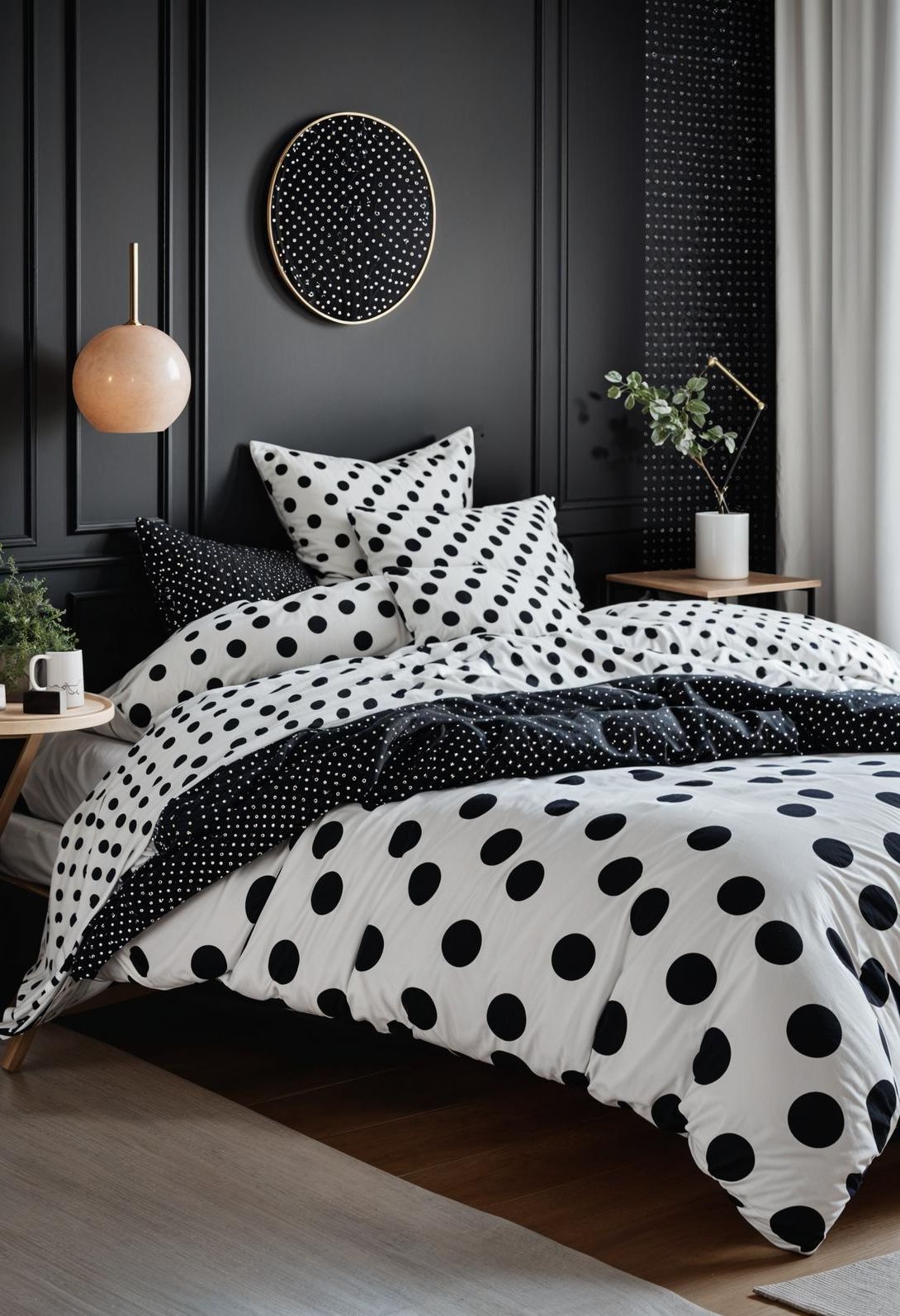 37. Charming Polka Dot Bedding Ideas-0
