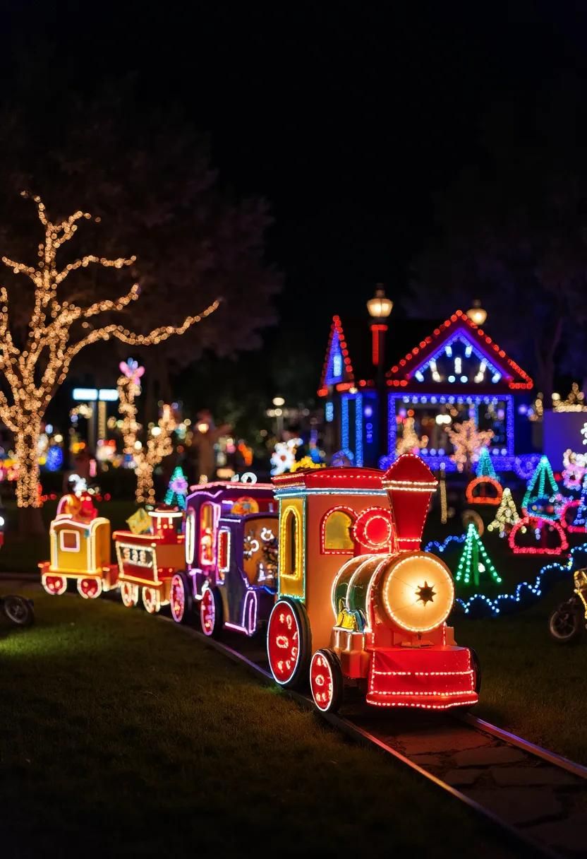 15 Stunning Christmas House Lights Ideas You’ll Love 31 12. Toyland Express Holiday Display-0