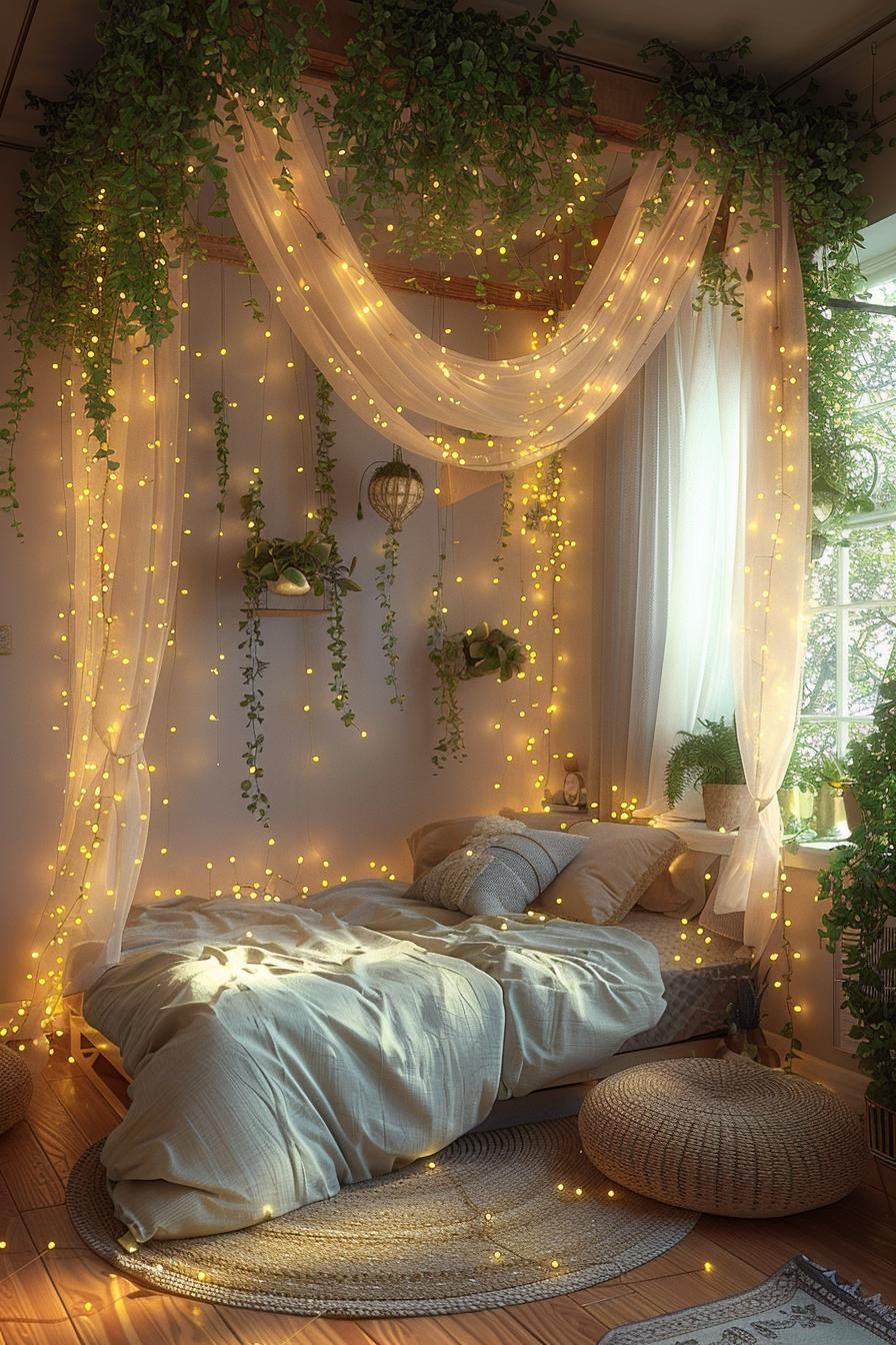 1. Dreamy Canopy Decor Ideas-0