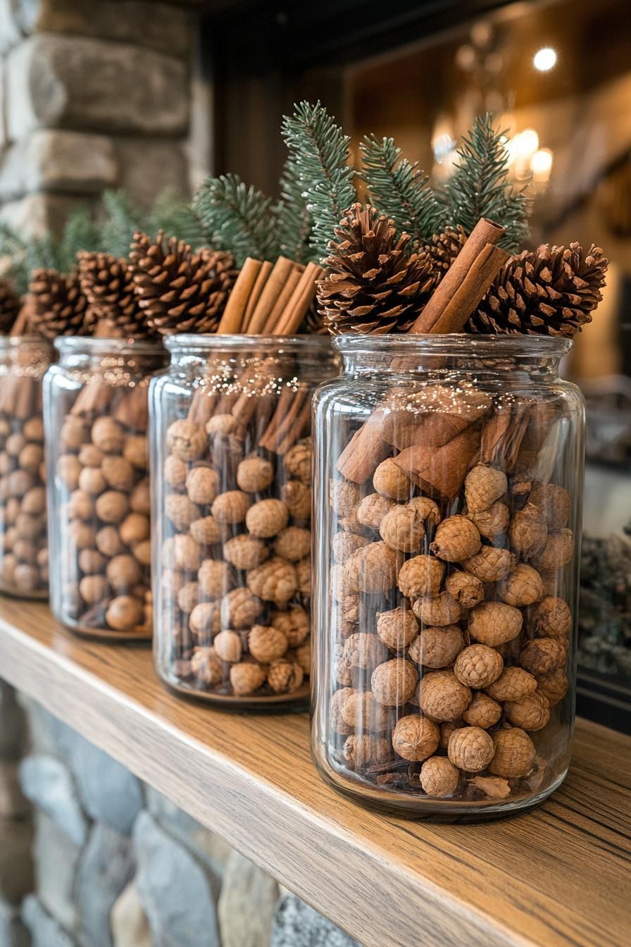 21 Cozy Mountain Lodge Christmas Decor Ideas 28 11. Winter Apothecary Lodge Decor-2