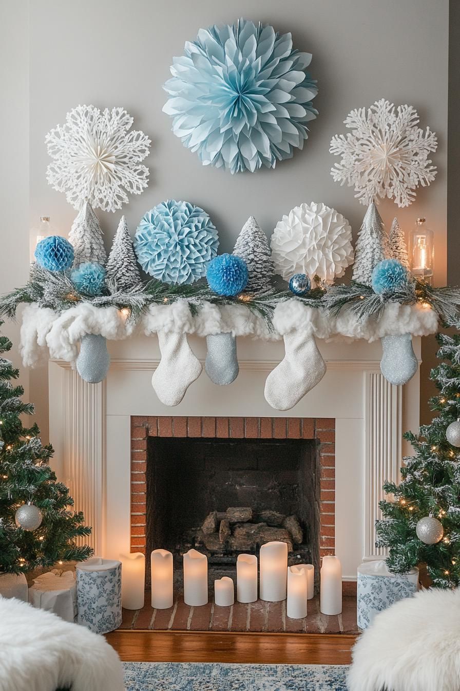 15. Snowflake Mantel Magic-1