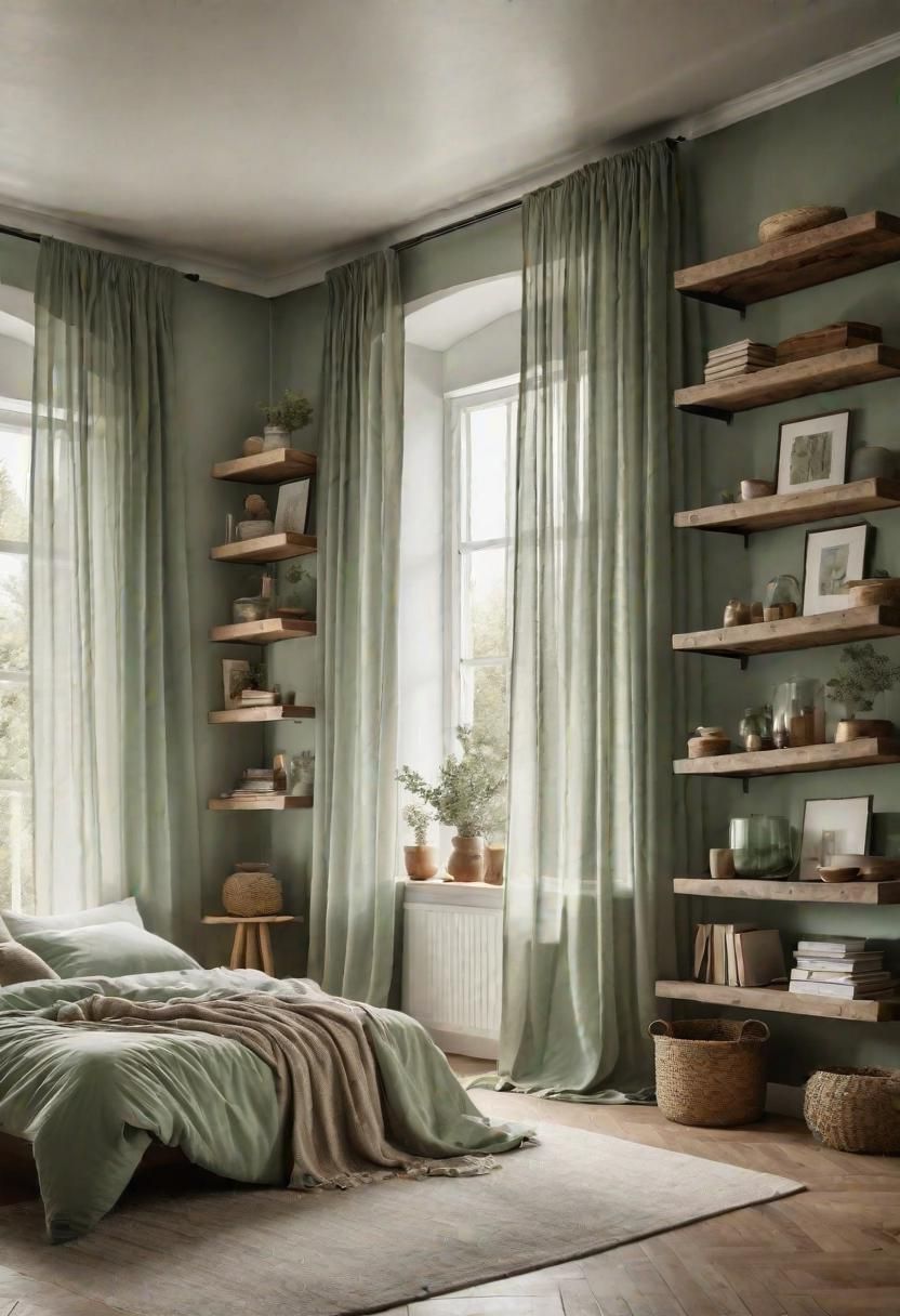 39 Sage Green Farmhouse Bedroom Ideas: Trendy Rustic Chic 51 32. Sage Green Bedroom Design Ideas-0