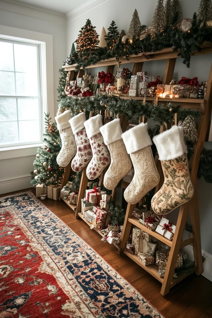 11. Creative Christmas Stocking Displays-1