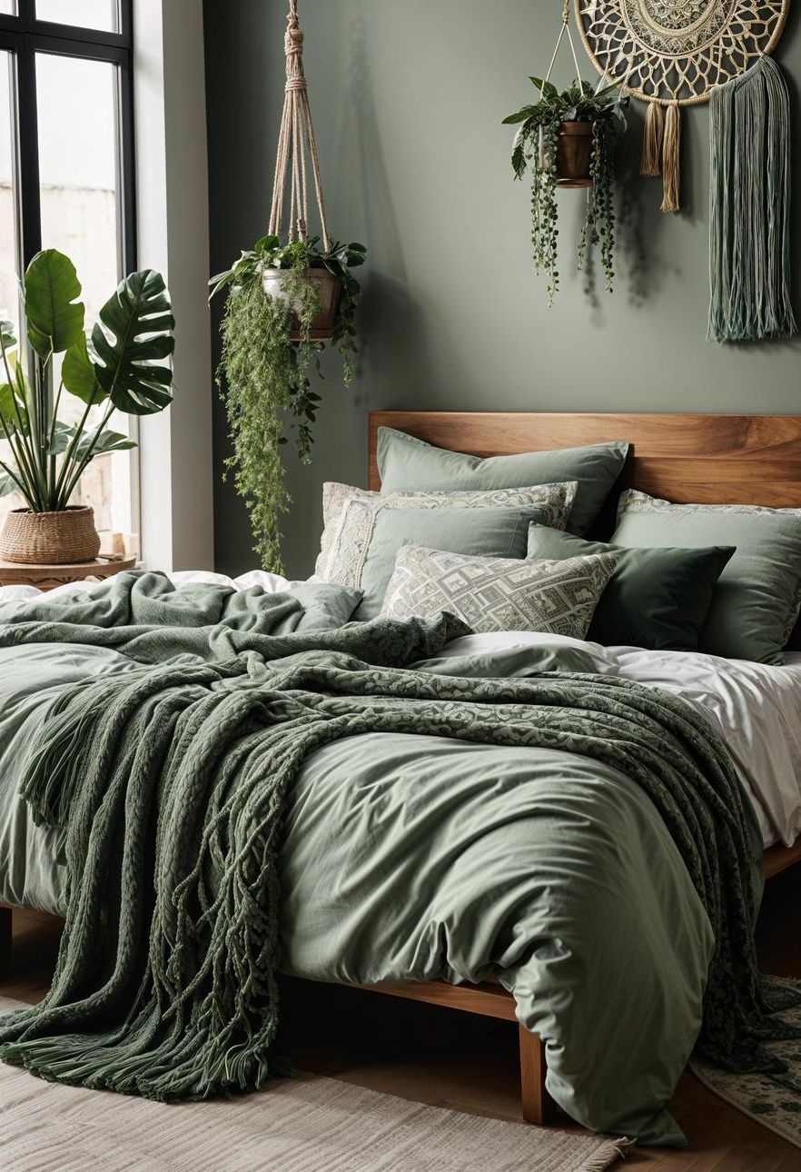 2. Boho Chic Bedroom Oasis-1