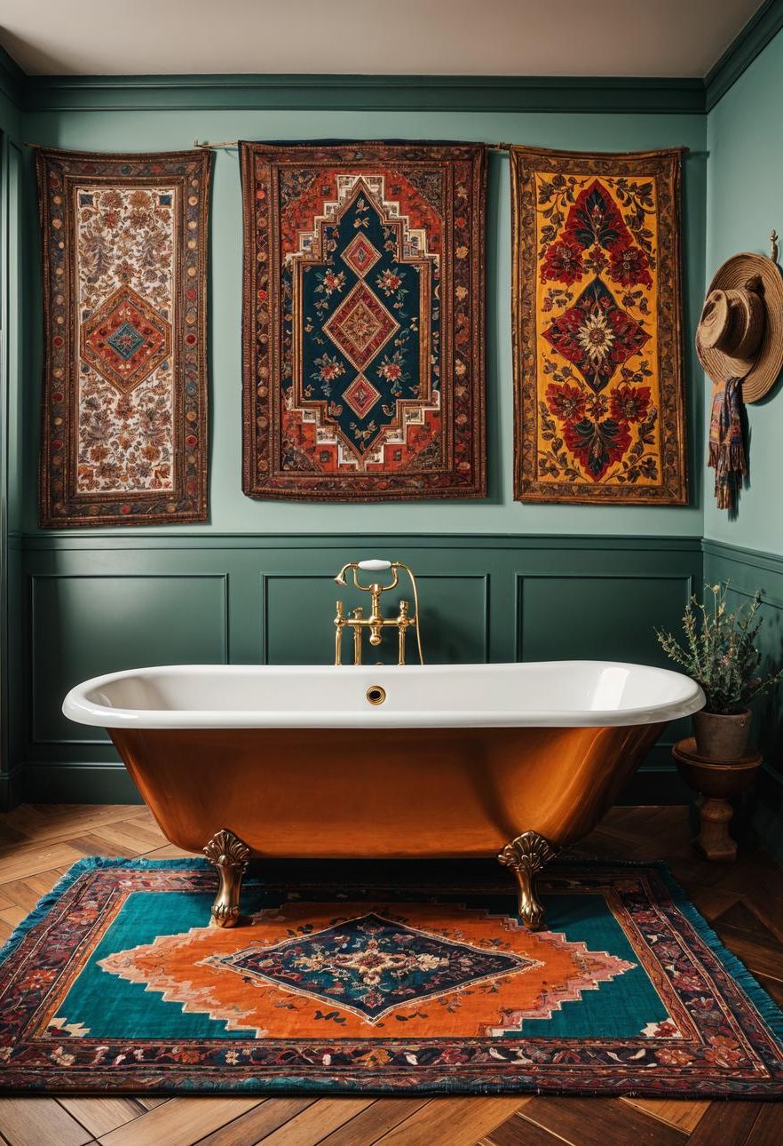 2. Boho Bubble Baths and Rugs-0