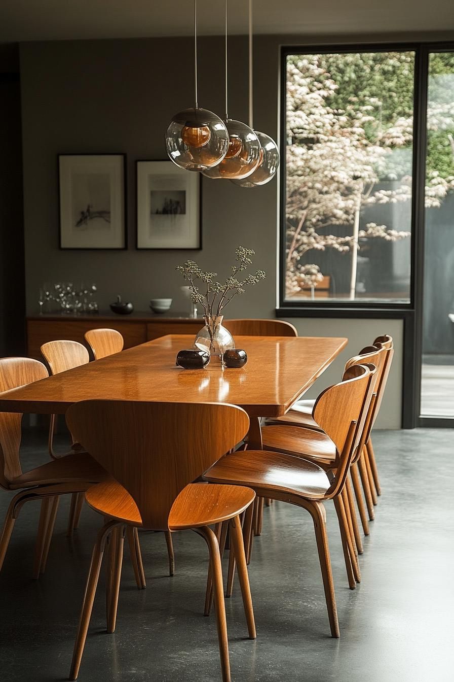 23 Stunning Mid-Century Modern Dining Tables You’ll Adore 9 3. Hidden Leaf Expandable Dining Tables-1