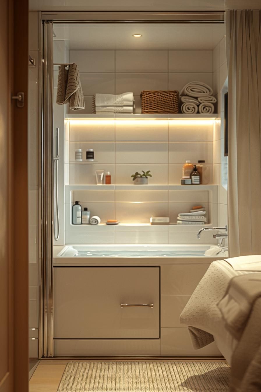 6. Hidden Bath Storage Panel-2