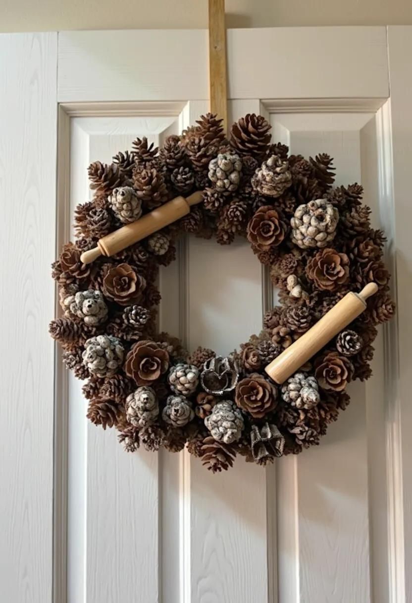 12. Kitchen Tool Pinecone Wreath-0