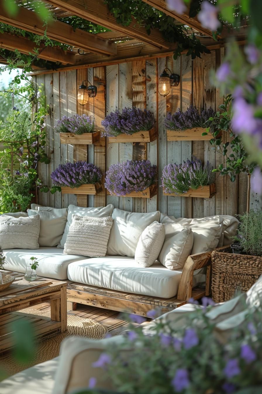 25 Stunning Small Garden Layout Ideas 41 18. Scented Herb Corner with Cozy Seating-0