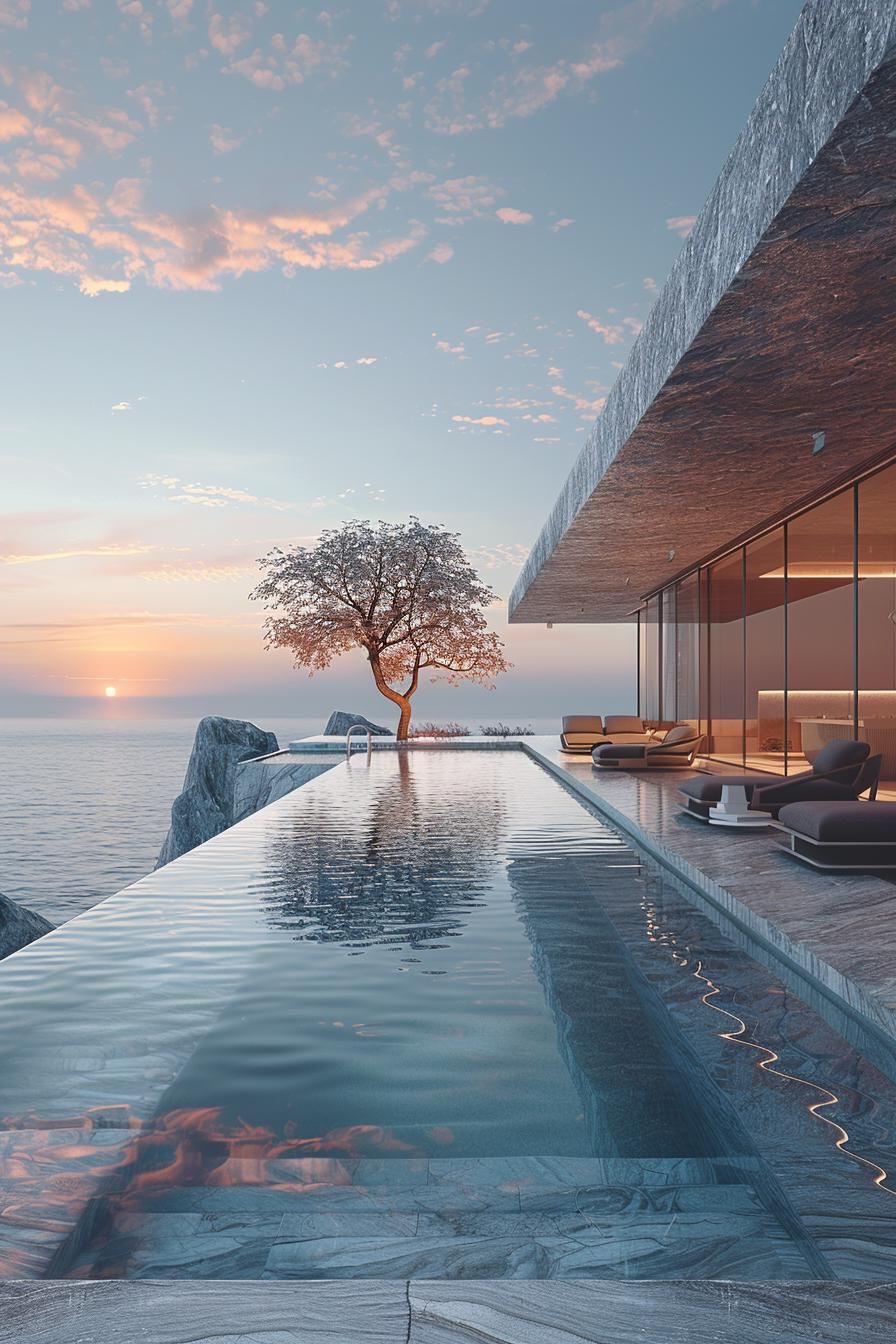 15 Modern Pool Designs Transforming Your Backyard 22 8. Contemporary Reflective Lap Pool-0