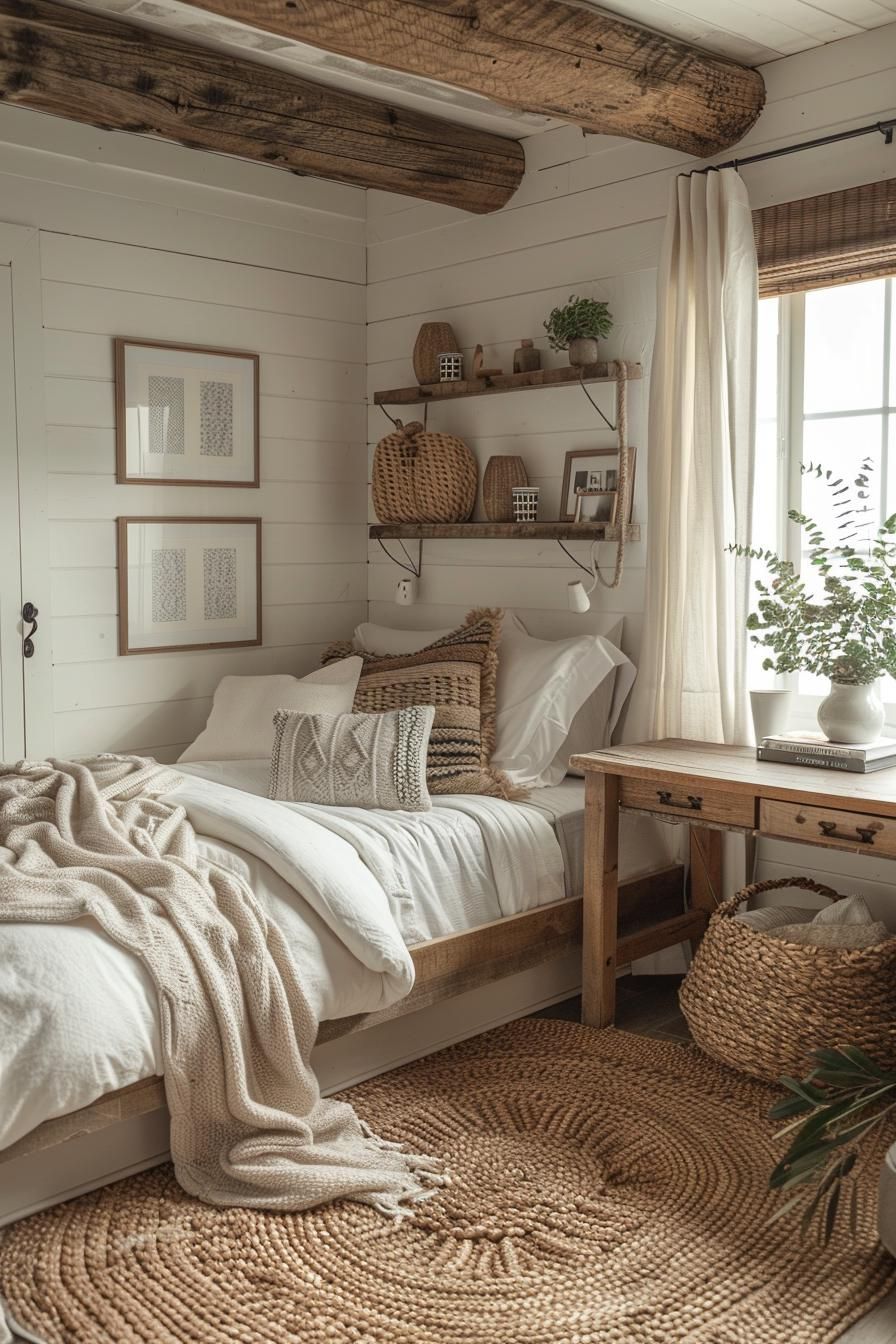 8. Rustic Chic Dorm Decor-1