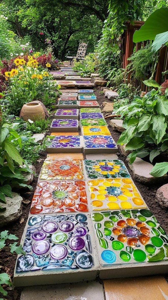 25 Unique Backyard Garden Ideas to Create Your Own Oasis 26 10. Sustainable Garden Pathway Ideas-1