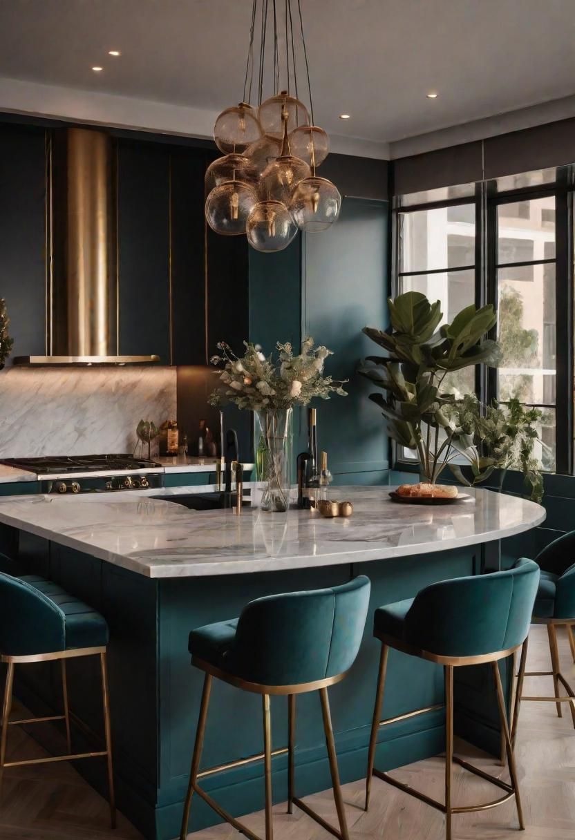 38. Velvet Bar Stool Elegance-0