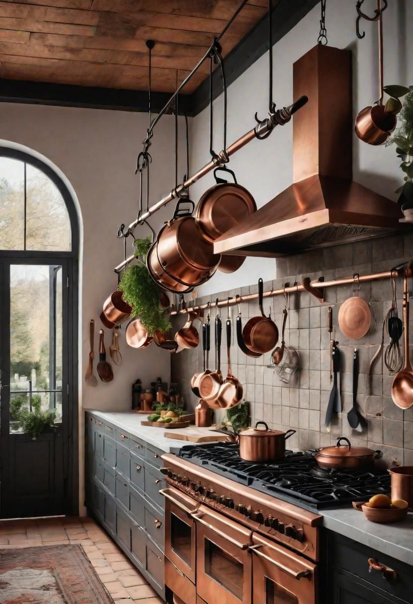 15. Rustic Pot Racks for Kitchens-0