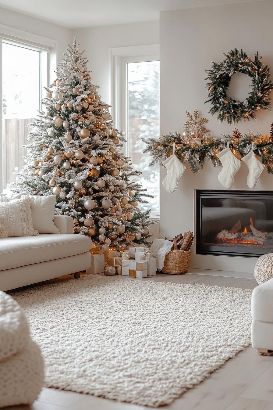 20 Minimalist Christmas Decor Ideas You’ll Love in 2025 9 3. Simple Christmas Tree Decor Ideas-1