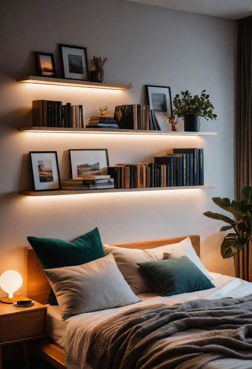 Glow Up Your Bedroom: 33 Chic and Cozy LED Aesthetic Ideas 24 22. Cozy LED Reading Nook-0