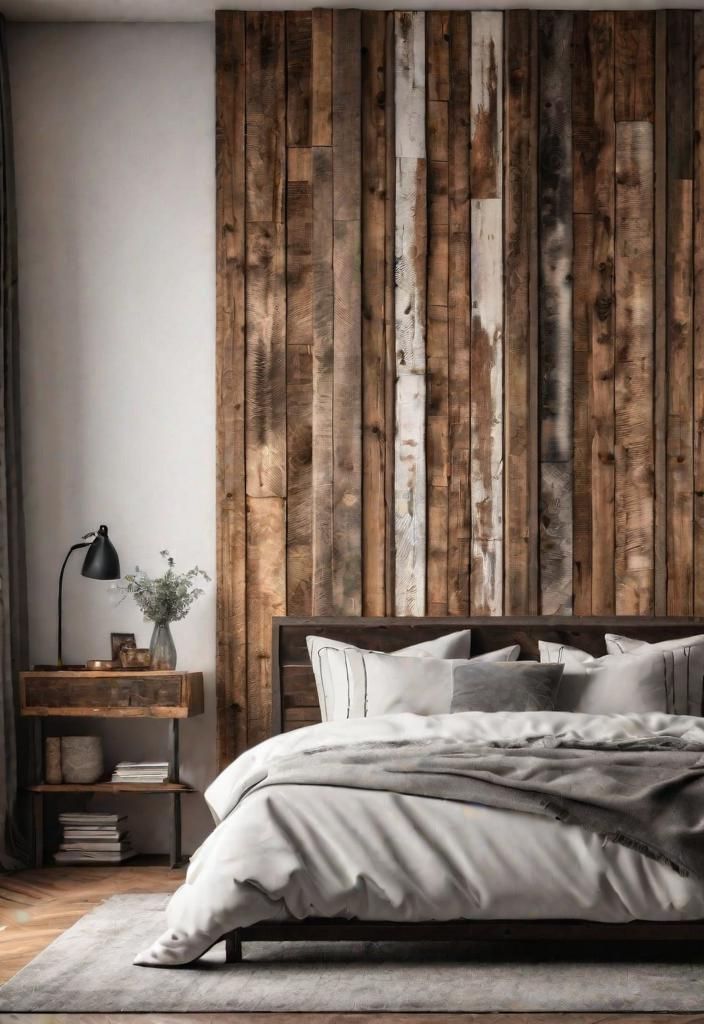 36. Rustic Wood Headboard Art-0