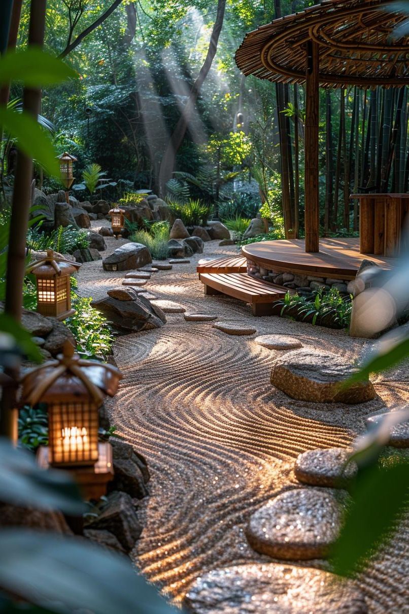 25 Stunning Small Garden Layout Ideas 3 1. Peaceful Zen Garden Layout Guide-0