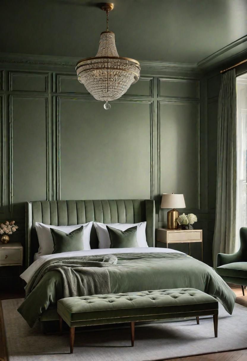 29 Sage Green Bedroom Ideas To Transform Your Space Into An Oasis 23 21. Transitional Sage Green Walls-0