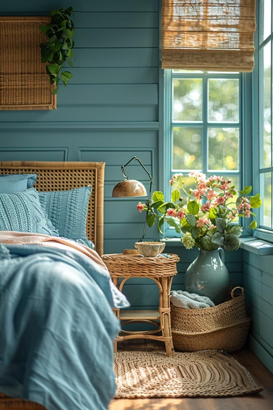 15. Boho Coastal Wicker Rattan Collection-2