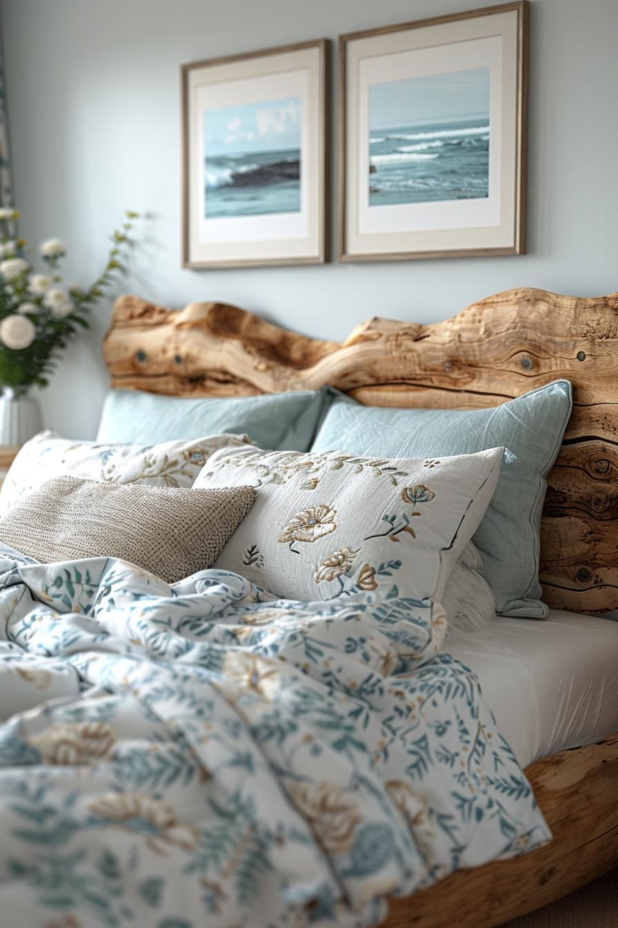 15 Aesthetic Coastal Bedroom Ideas For A Dreamy Retreat 6 2. Nautical-inspired Throw Pillow Ideas-1