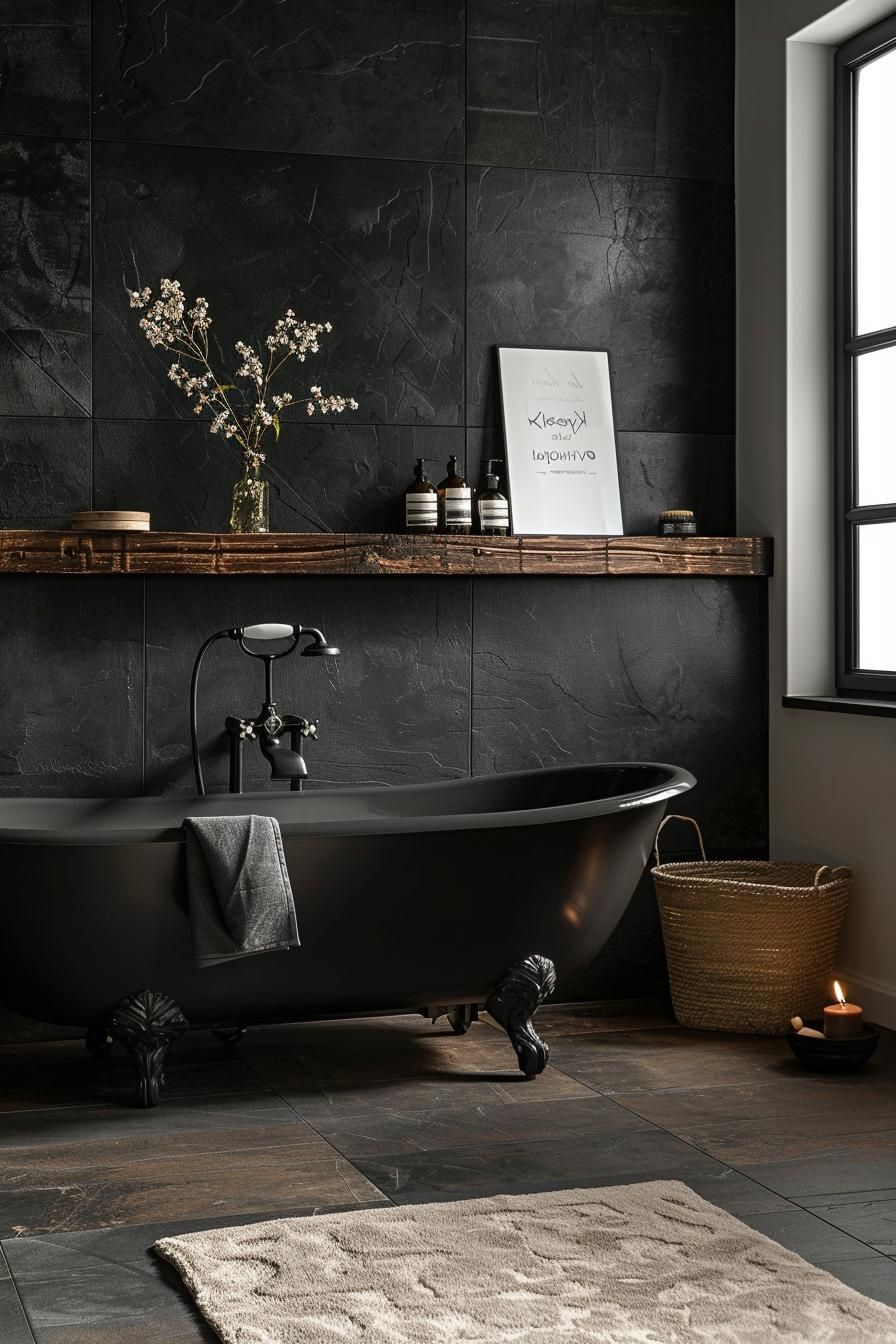 10. Bold Black Bathroom Designs-1