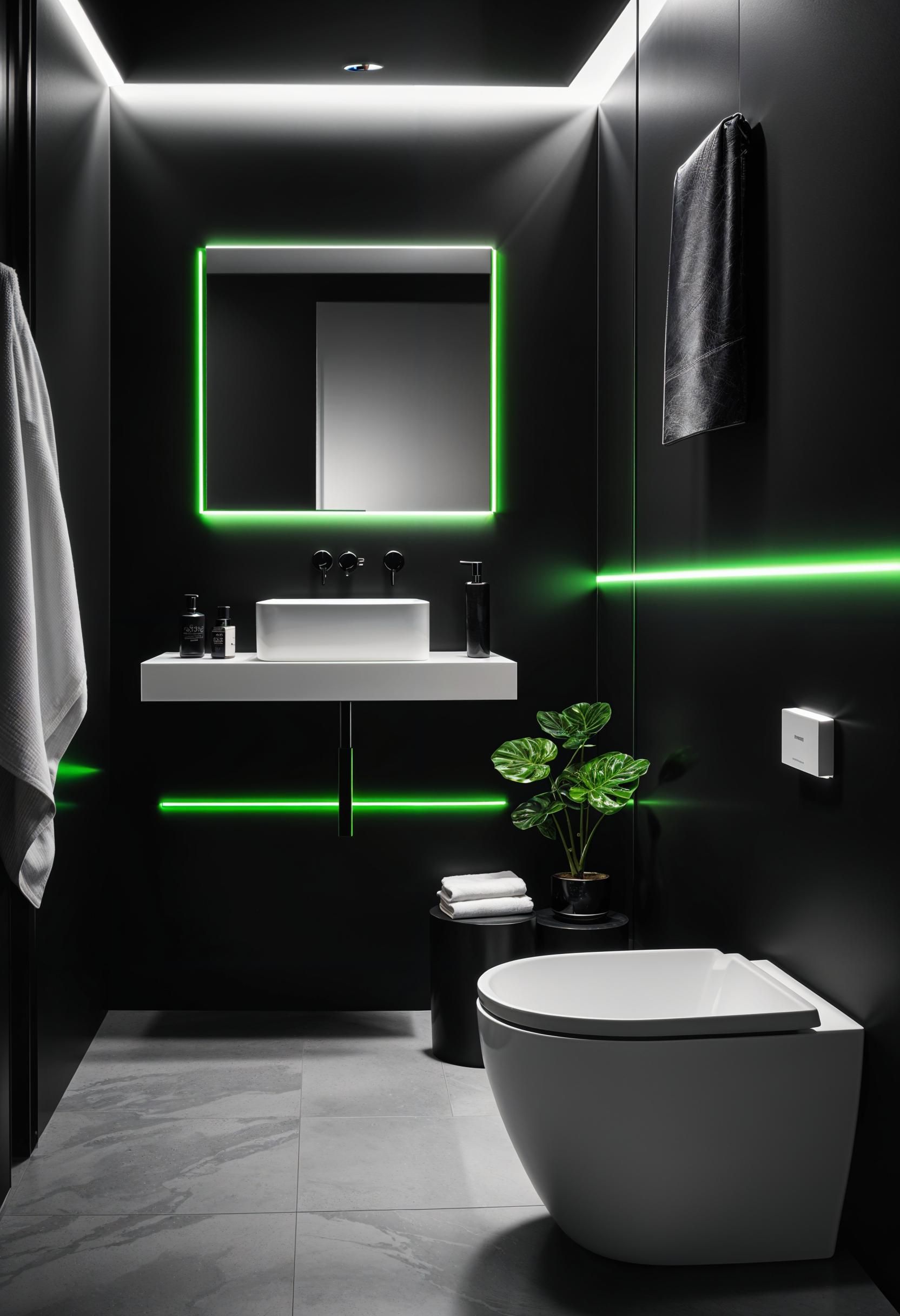 6. Matte Black Bathroom Color Ideas-1