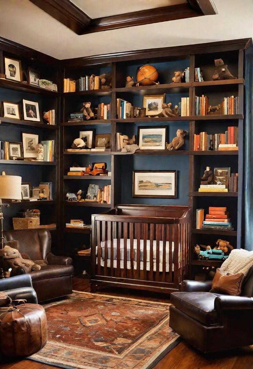 28 Charming Baby Boy Nursery Ideas: Creative Themes and Decor for Your Little Man 25 22. Sophisticated Nursery Decor Ideas-0