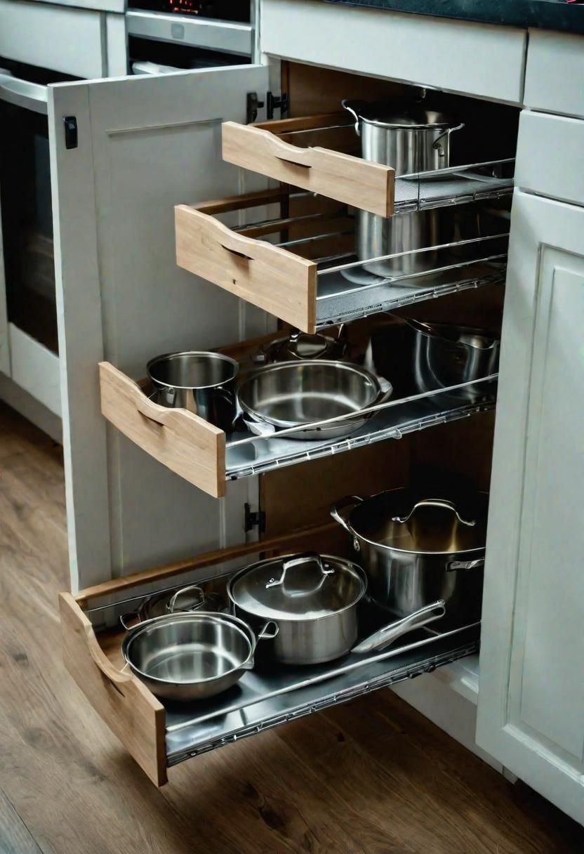 39 Clever Small Kitchen Ideas: Maximize Your Space with Stylish and Functional Designs 23 17. Organized Cabinet Door Organizers-0
