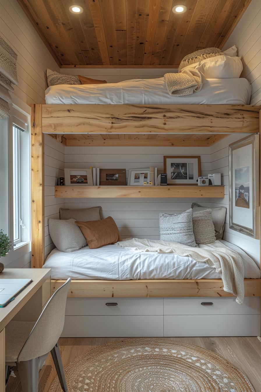4. Stylish DIY Loft Bed Design-1