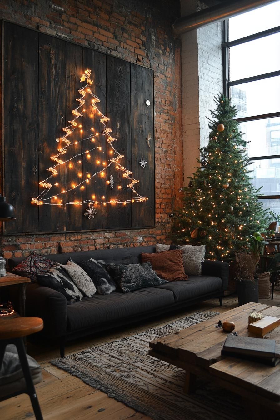 8. Festive String Light Tree Decor-0
