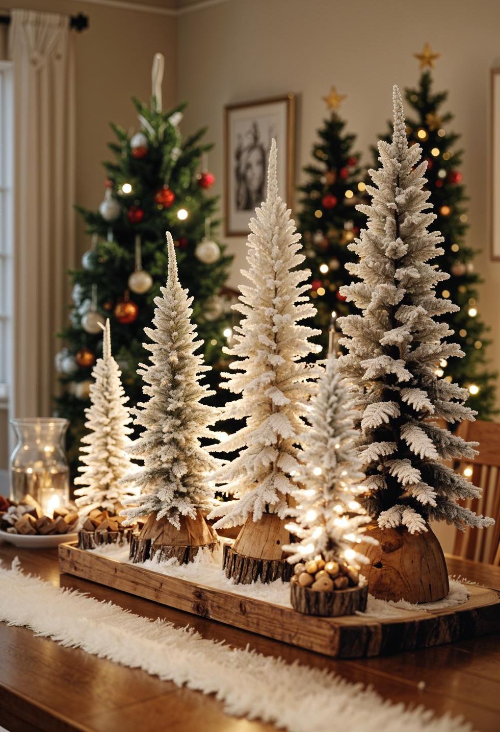 3. Rustic Wood Slice Centerpiece Ideas-1