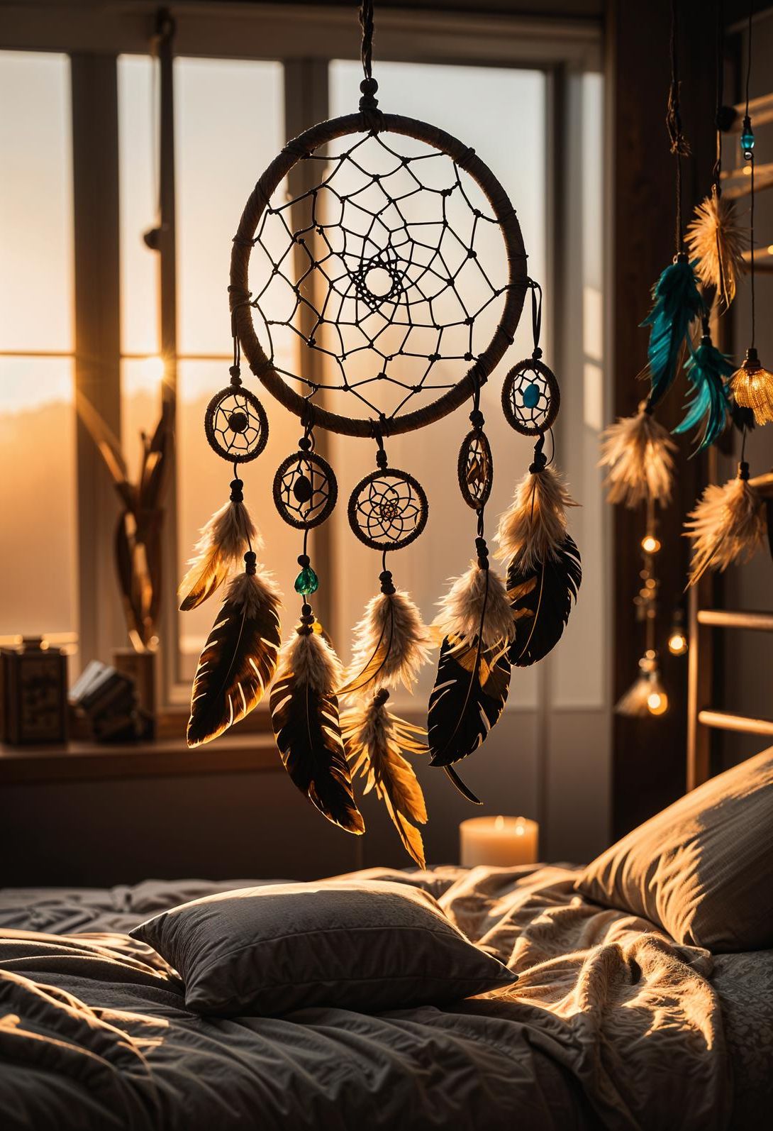 18. DIY Dreamcatcher Jewelry Mobile-0