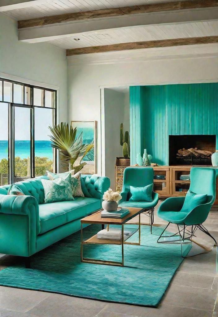 43 Inspiring Coastal Living Room Ideas 37 35. Coastal Accent Furniture Inspiration-0