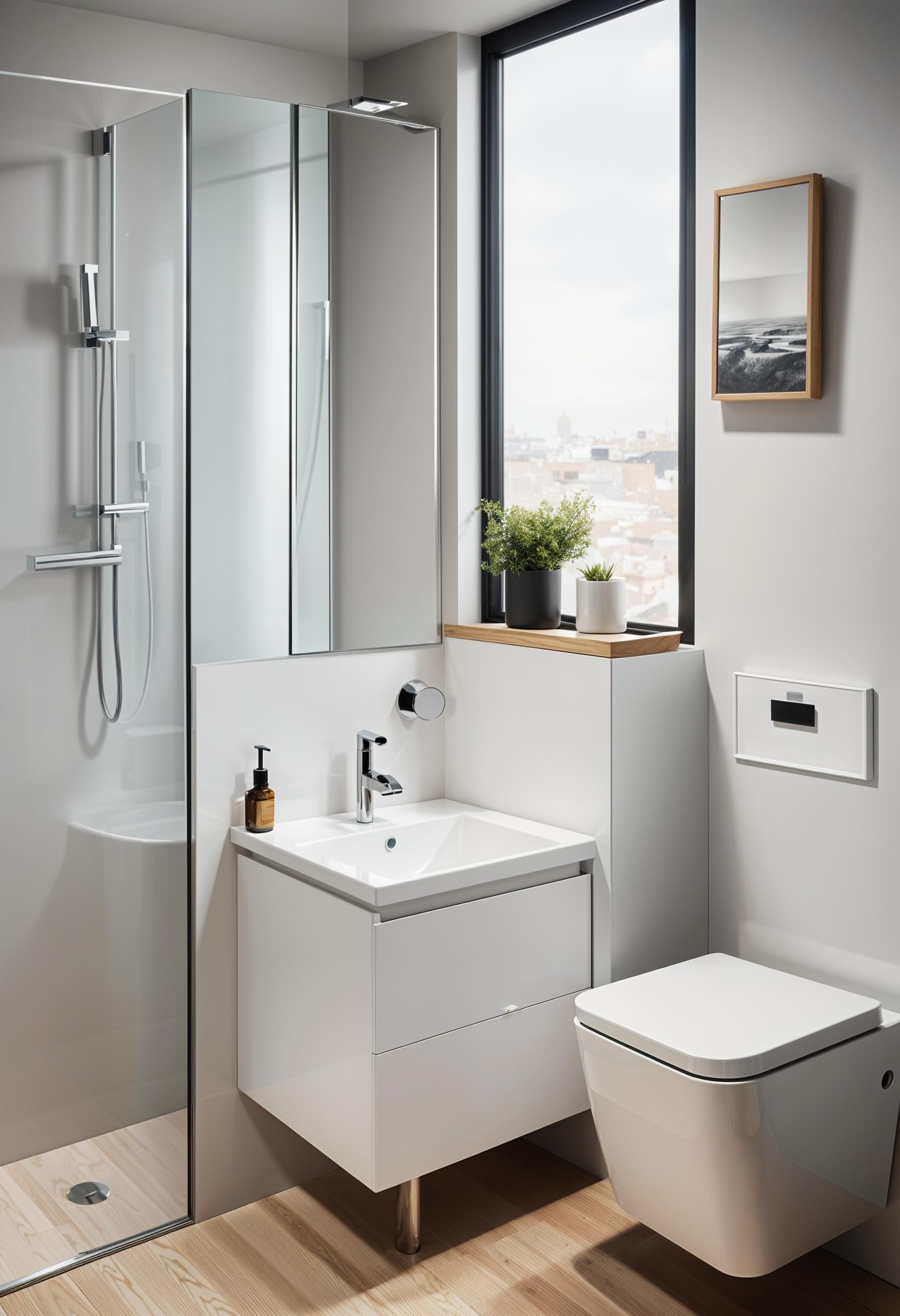 19 Genius Small Bathroom Ideas: Space-Saving Hacks 29 17. Space-Saving Bathroom Fixture Solution-0