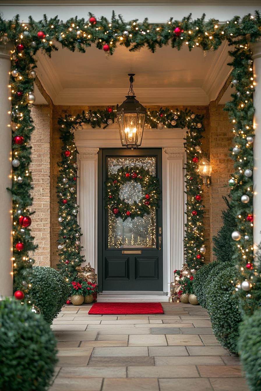 16 Unique Front Porch Christmas Decor Ideas for Holiday Season 3 1. Festive Front Porch Decor Trends-0