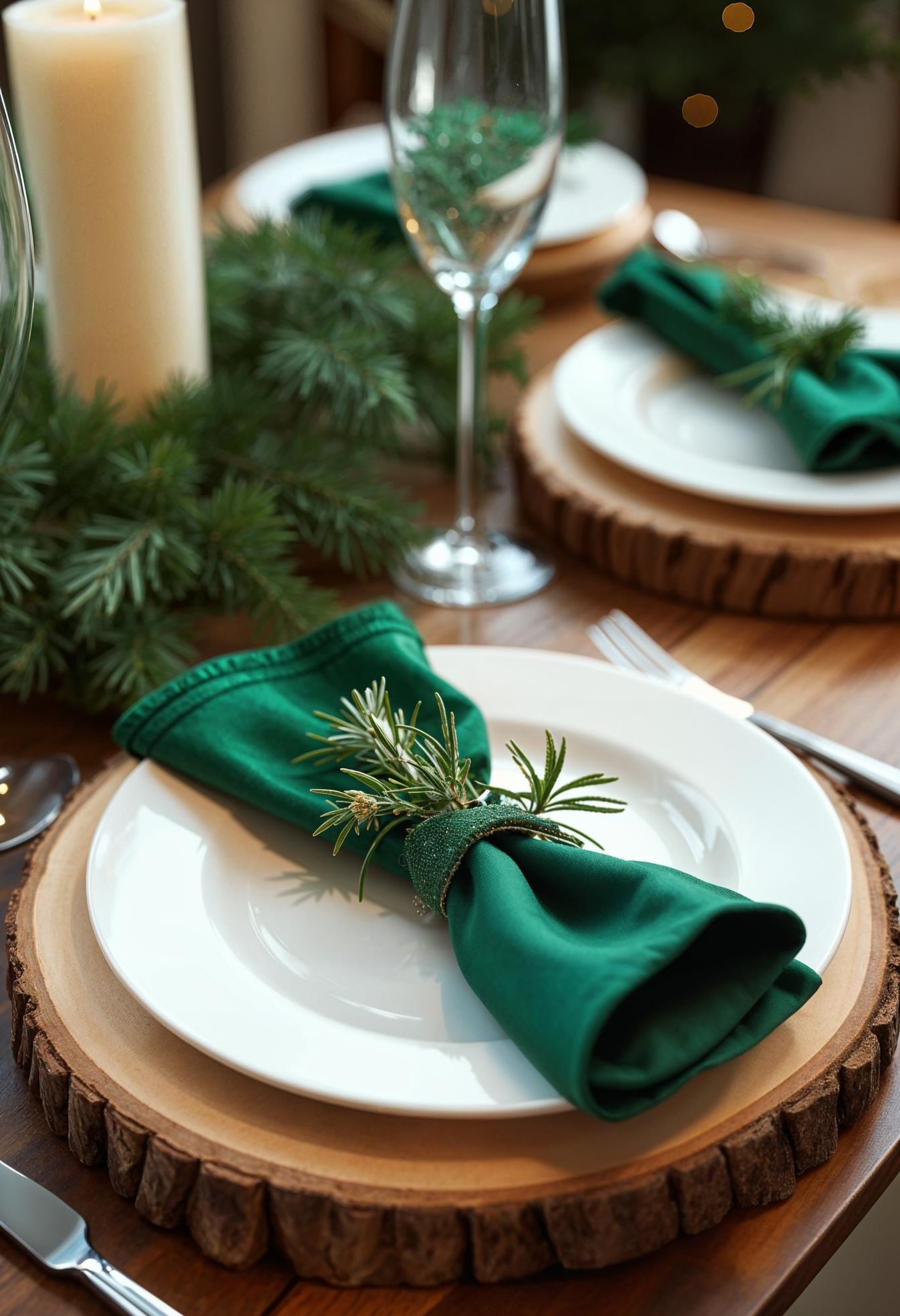 5. Wood & Green Holiday Elegance-0