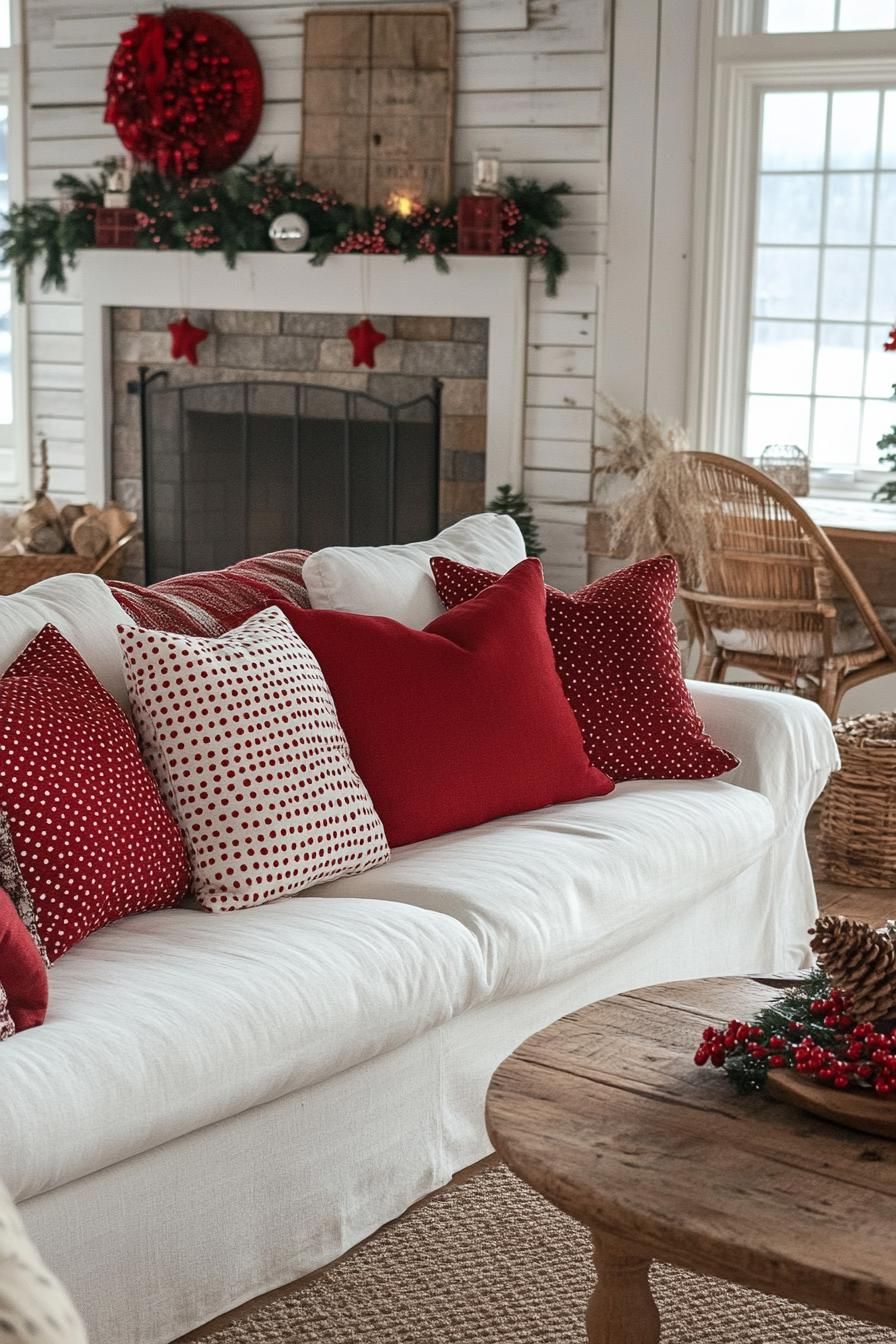 17. Festive Polka Dot Pillow Collection-1