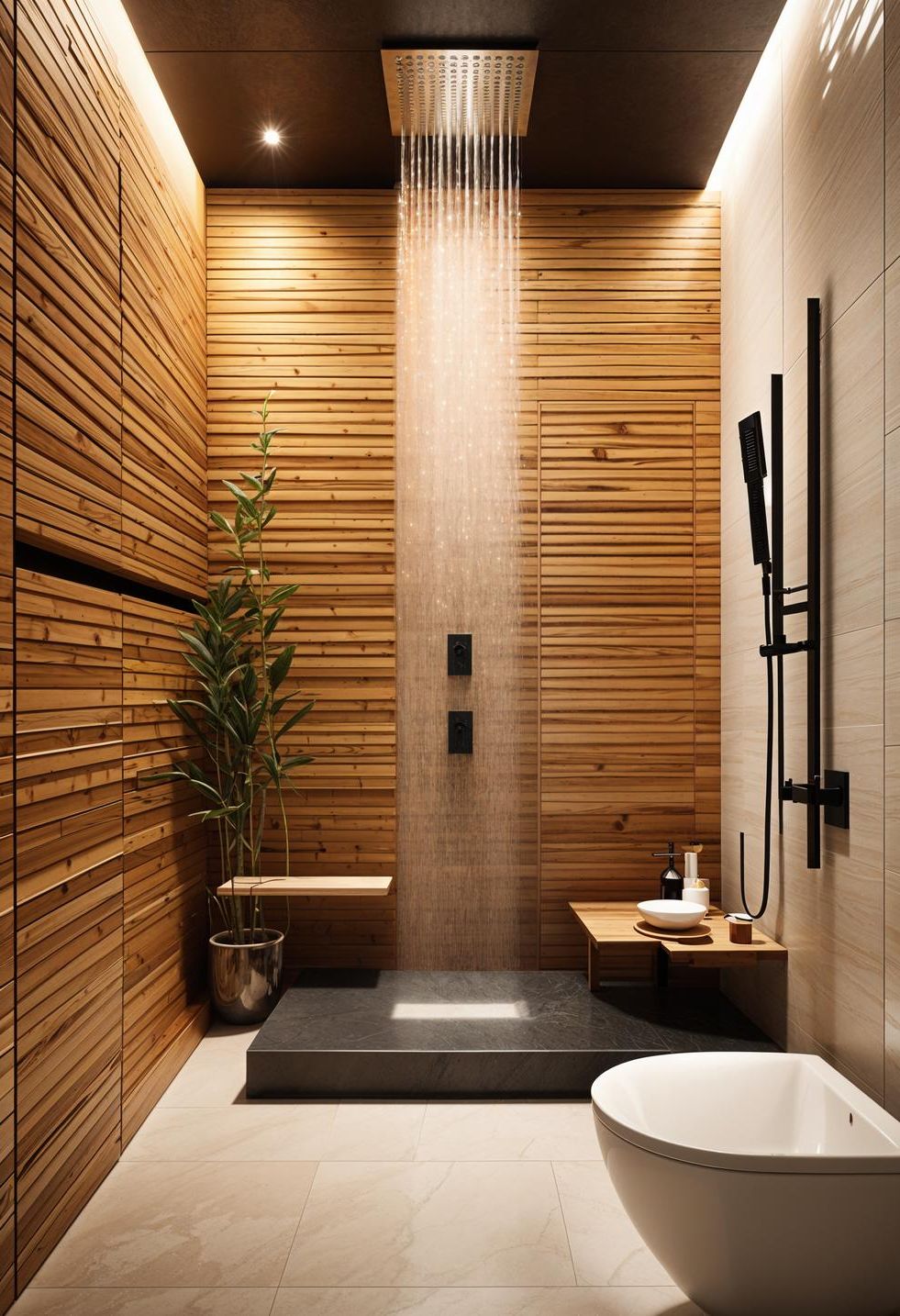 7. Zen Bath Oasis with Bamboo-1