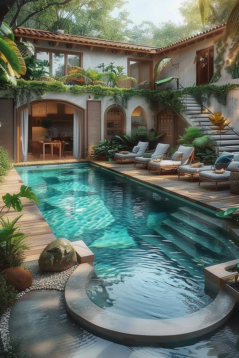 21 Stunning Small Pool Design Ideas For Tiny Backyards 14 5. Sustainable Backyard Pool Design Ideas-0
